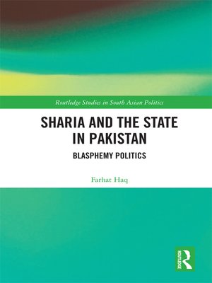 cover image of Sharia and the State in Pakistan